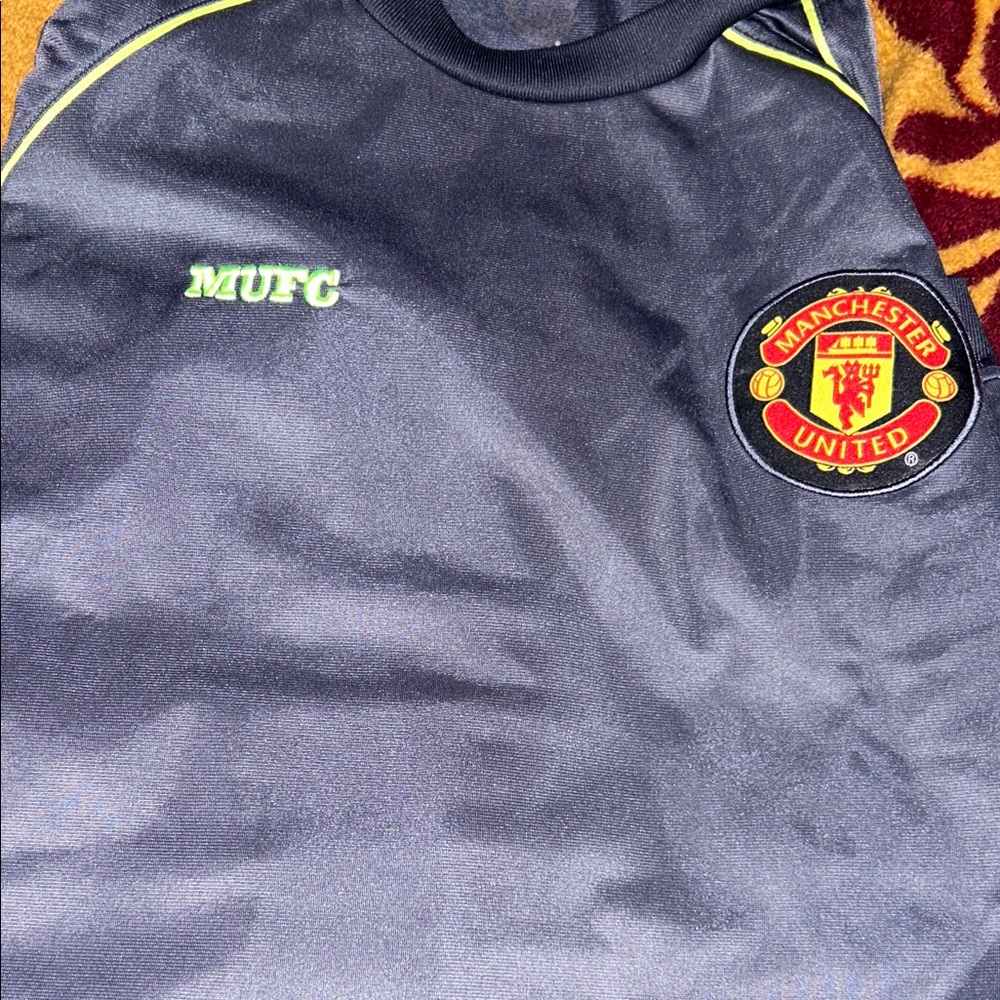 Manchester United Black Training Jersey